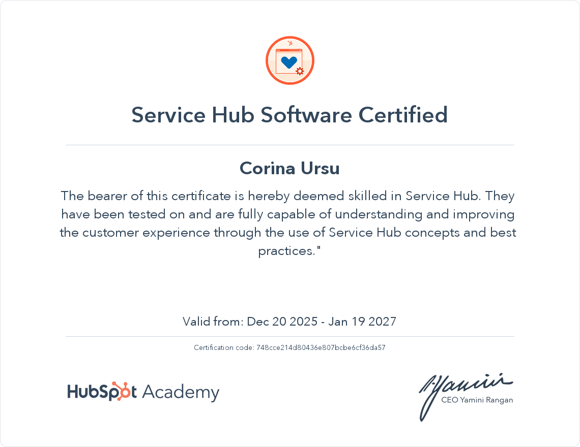 Certif-ServiceHub